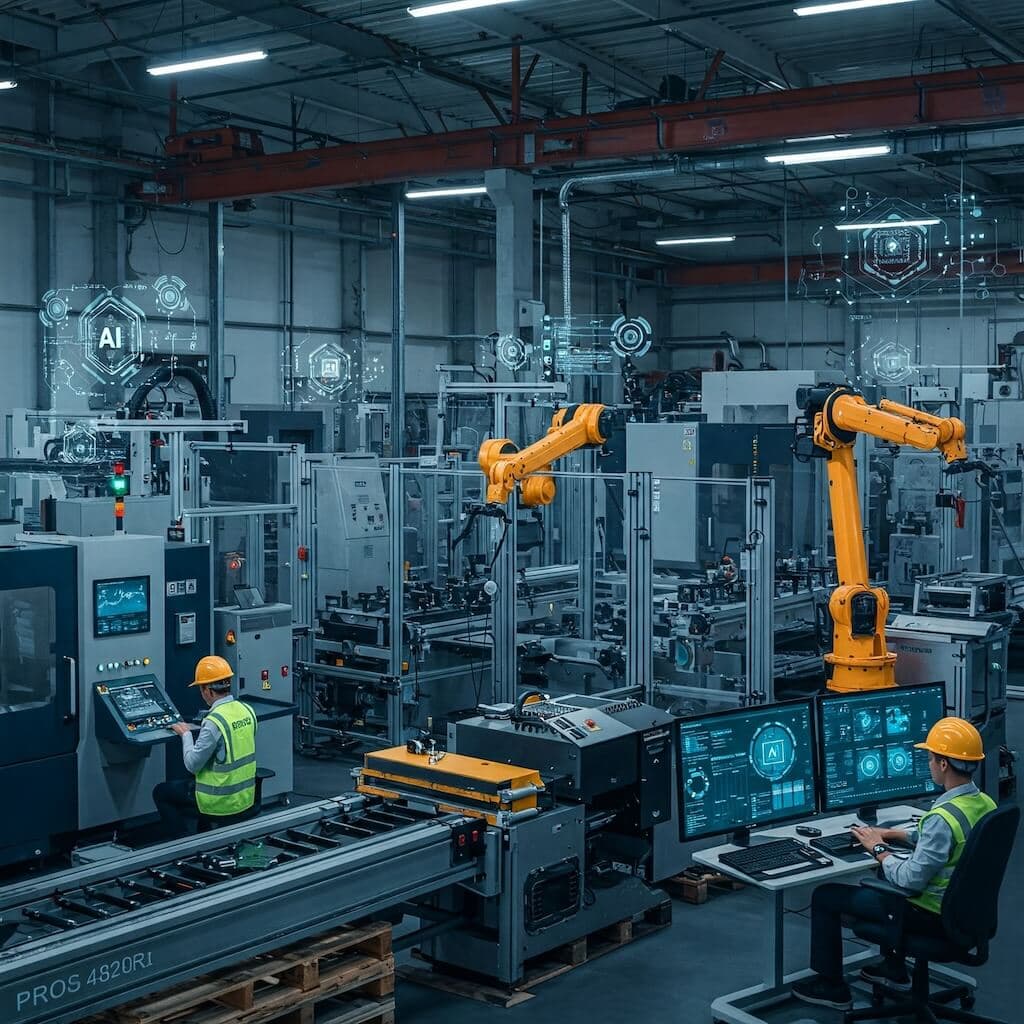 KI-gestützte Prozessoptimierung in einem mittelständischen Industriebetrieb